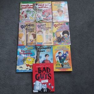 Children's Chapter Books Boys Lot Of 10 Adventure